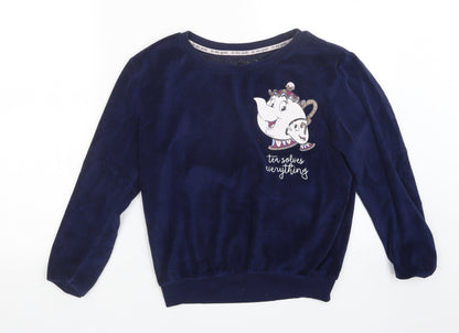 Love To Lounge Womens Blue   Top Pyjama Top Size S