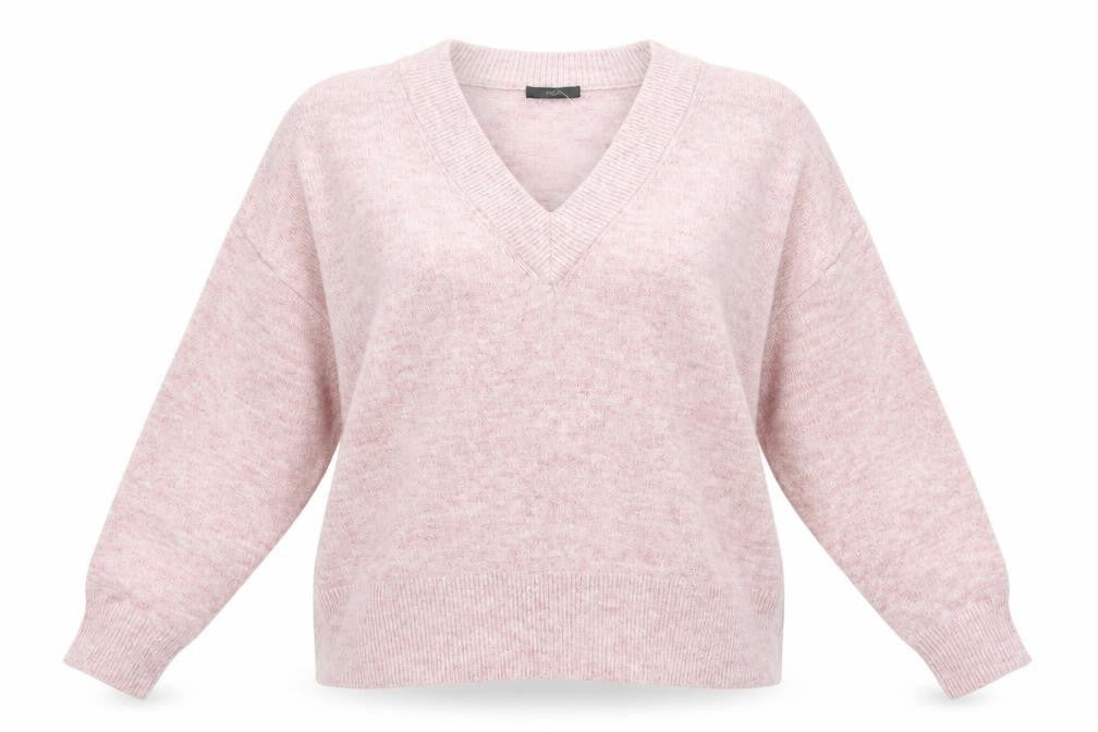 Womens UK Size 18 M&Co Pink Pullover Jumper