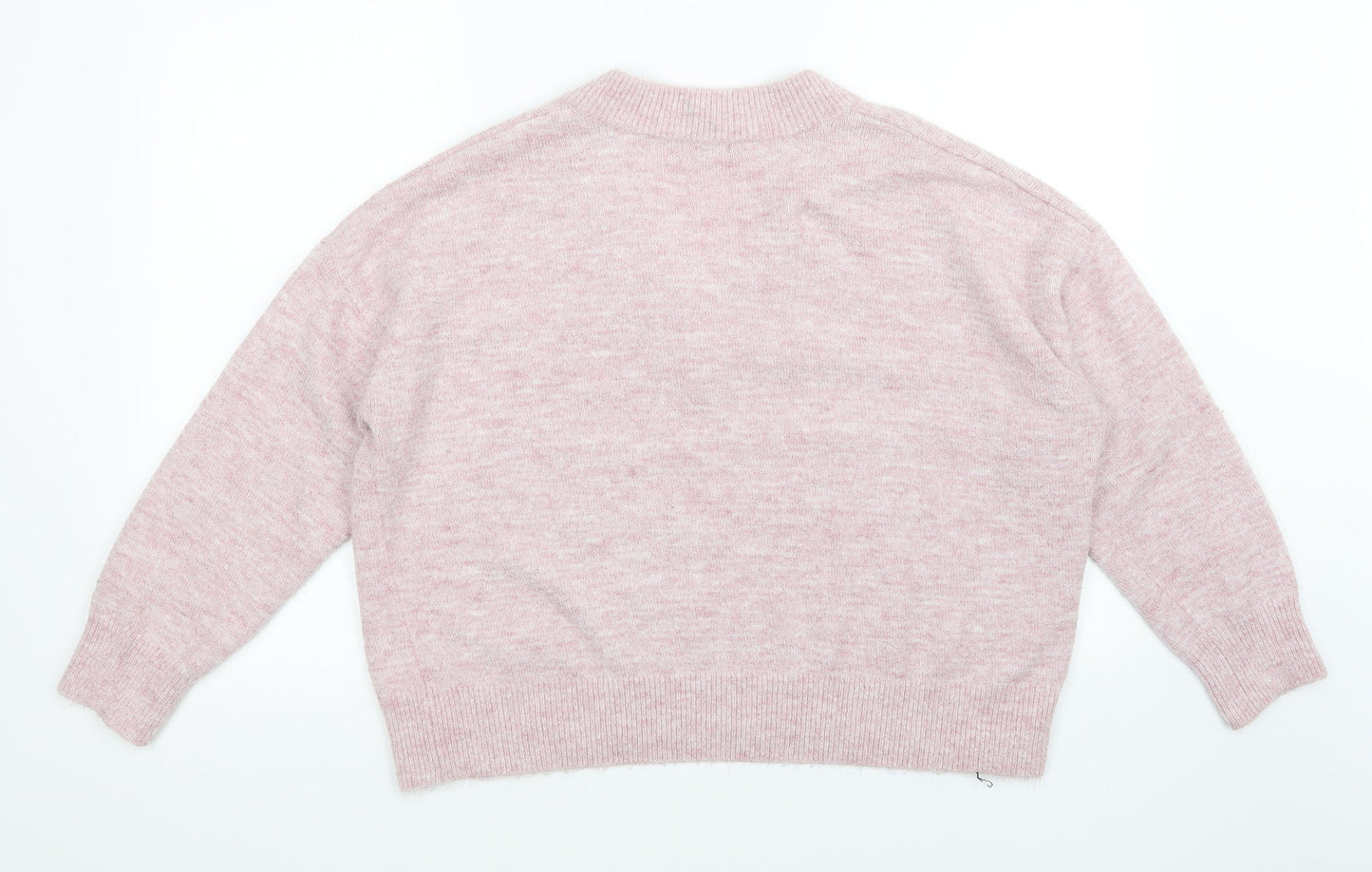 Womens UK Size 18 M&Co Pink Pullover Jumper