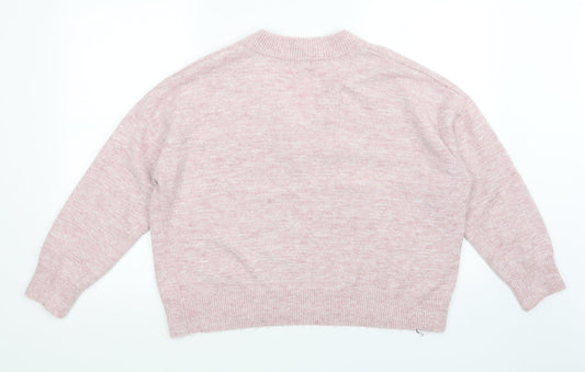Womens UK Size 18 M&Co Pink Pullover Jumper