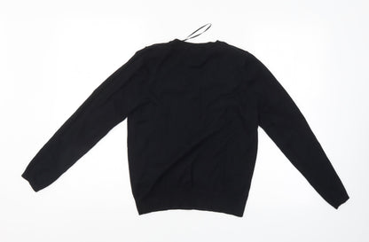 K is for Knitware Womens Black   Pullover Jumper Size 12