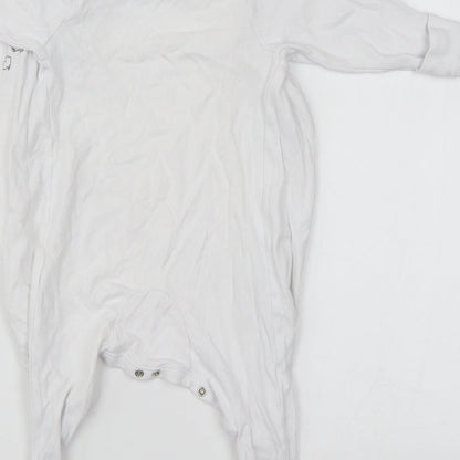 TU Baby White   Babygrow One-Piece Size 3-6 Months