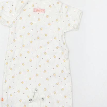 Mothercare Baby White Polka Dot  Romper One-Piece Size Newborn