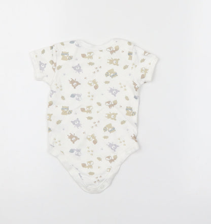 Matalan Baby White   Romper One-Piece Size 3-6 Months