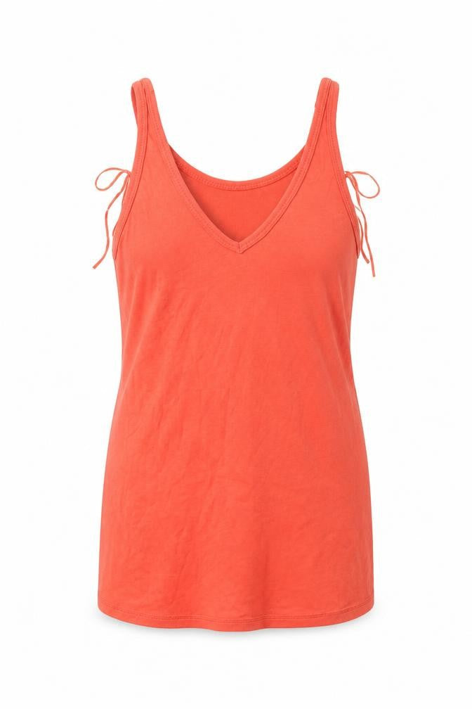 Womens UK Size 18 Ethel Austin Orange Basic Tank