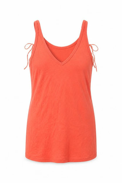 Womens UK Size 18 Ethel Austin Orange Basic Tank