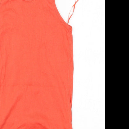 Ethel Austin Womens Orange   Basic Tank Size 18