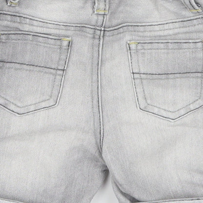 Denim Co Boys Grey  Denim Cropped Jeans Size 12-18 Months