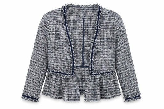 Womens UK Size 18 Kaleidoscope Blue Jacket