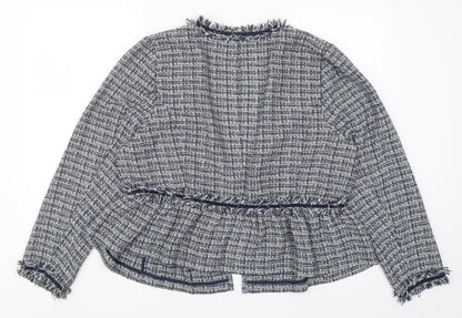 Kaleidoscope Womens Blue   Jacket  Size 18