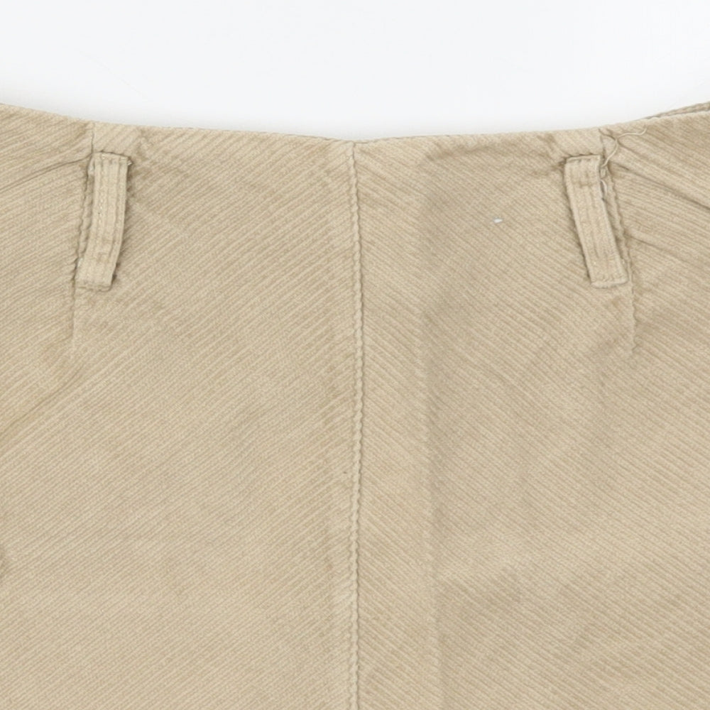 Womens UK Size 10 Denim Co Mini Corduroy Skirt