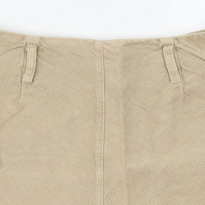 Womens UK Size 10 Denim Co Mini Corduroy Skirt