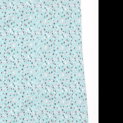 Trendyol Womens Blue Floral  Tank Dress  Size 10