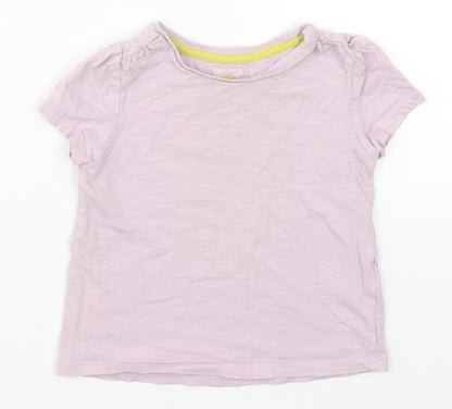TU Girls Purple   Basic T-Shirt Size 2-3 Years