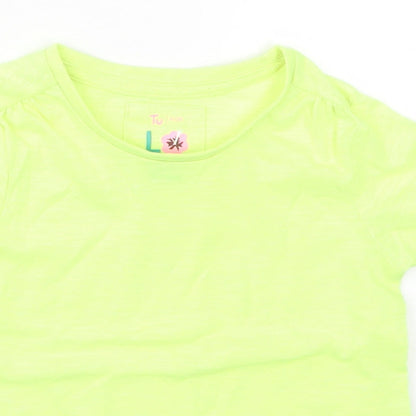 TU Girls Yellow   Basic T-Shirt Size 2-3 Years