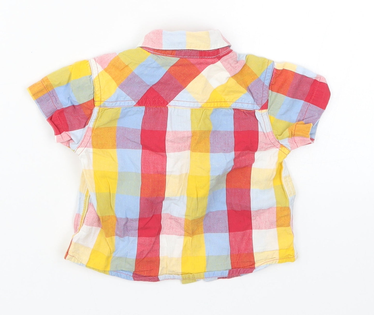 Mini Club Boys Multicoloured Check  Basic Button-Up Size 3-6 Months
