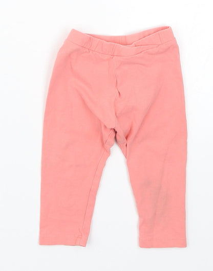 Mini Club Girls Pink   Capri Leggings Size 9-12 Months