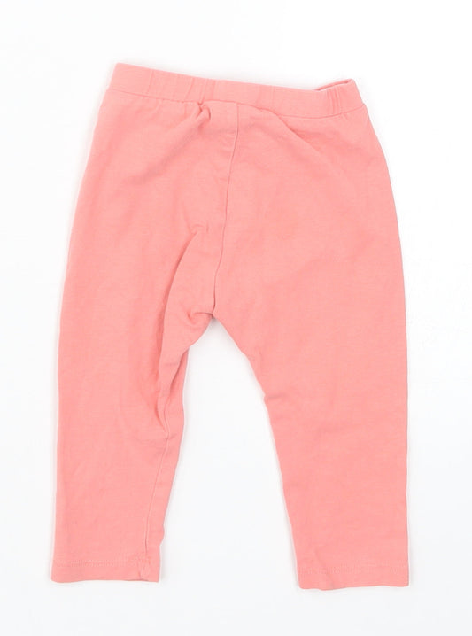 Mini Club Girls Pink   Capri Leggings Size 9-12 Months