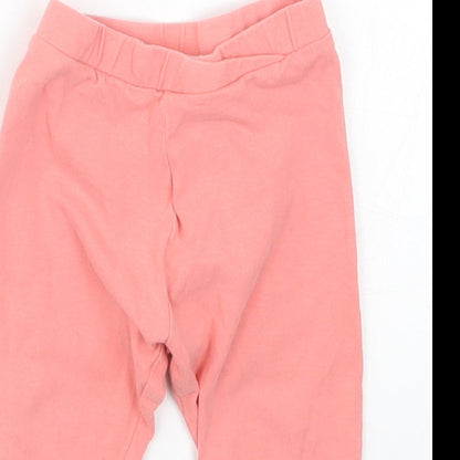 Mini Club Girls Pink   Capri Leggings Size 9-12 Months