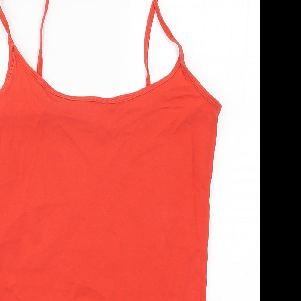 Womens UK Size 8 NEXT Red Basic Tank