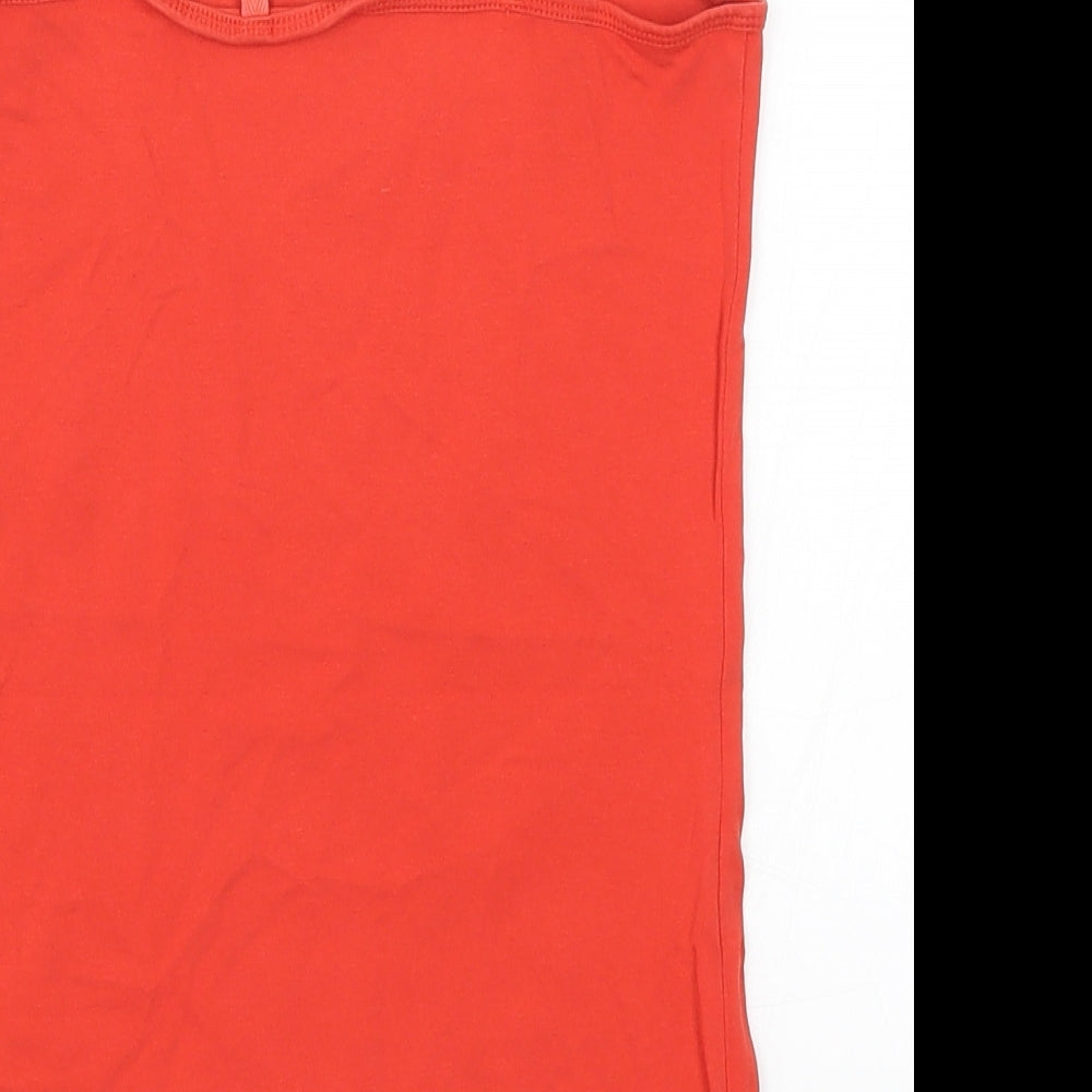 Womens UK Size 8 NEXT Red Basic Tank