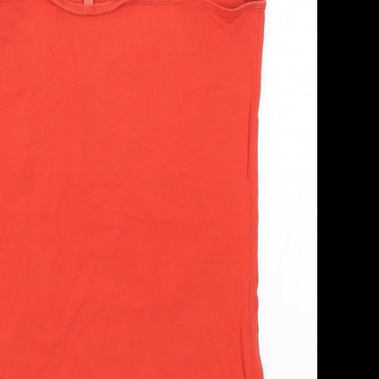 Womens UK Size 8 NEXT Red Basic Tank