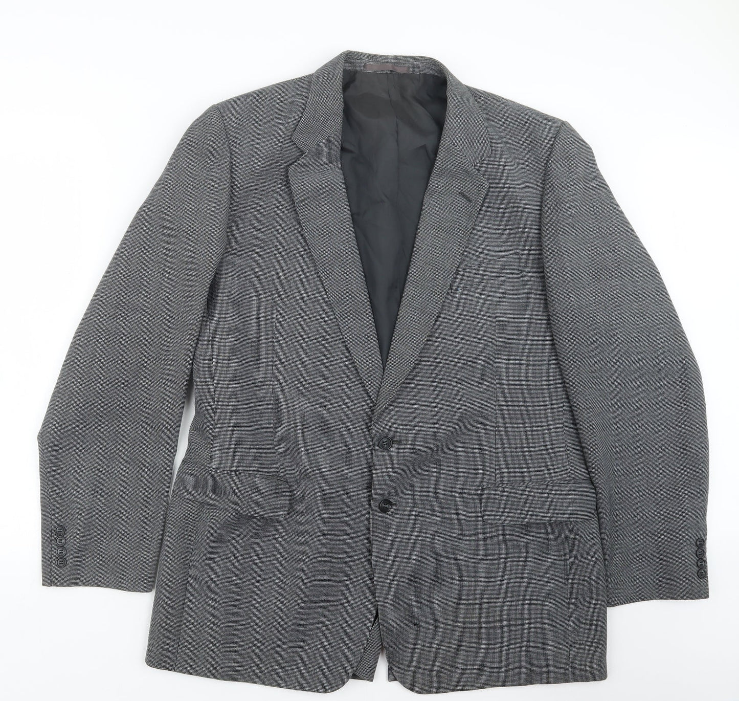 Mens UK Size 40 St Michael Regular Grey Suit Jacket