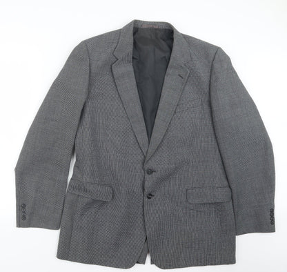 Mens UK Size 40 St Michael Regular Grey Suit Jacket