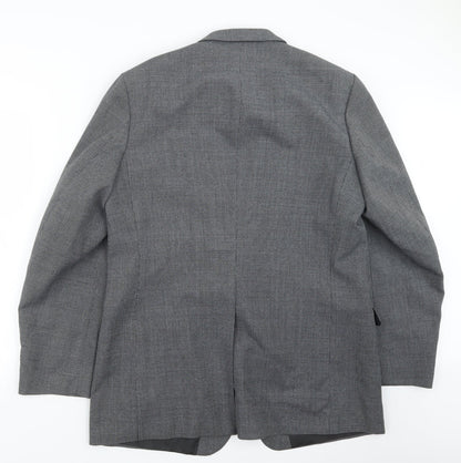 Mens UK Size 40 St Michael Regular Grey Suit Jacket