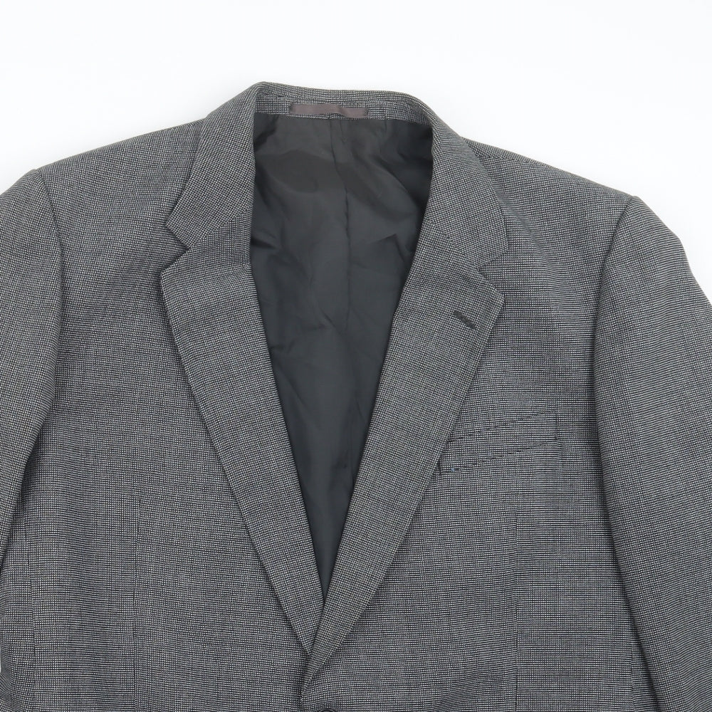 Mens UK Size 40 St Michael Regular Grey Suit Jacket