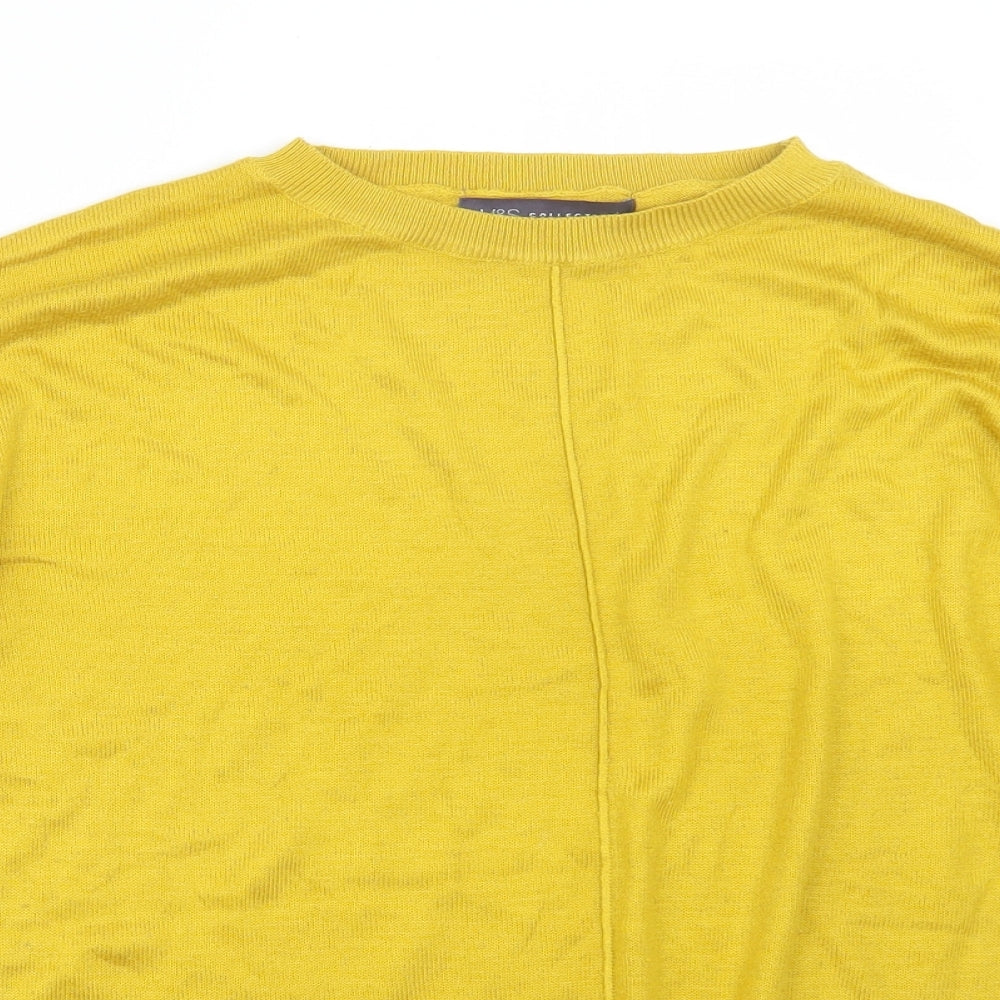 Womens UK Size M Marks and Spencer Yellow Pullover Jumper