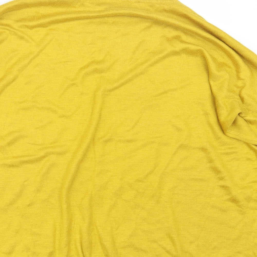 Womens UK Size M Marks and Spencer Yellow Pullover Jumper