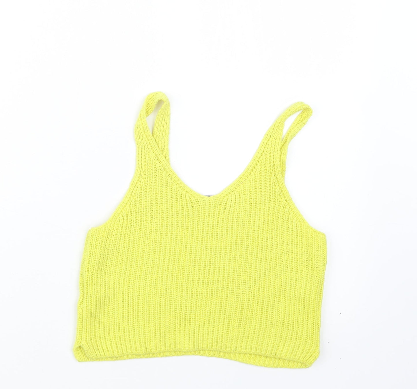 Atmosphere Womens Yellow  Knit Pullover Jumper Size 10  - cr