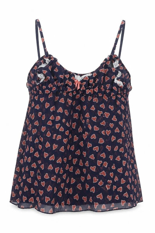 Womens UK Size L Accessorize Blue Camisole Blouse