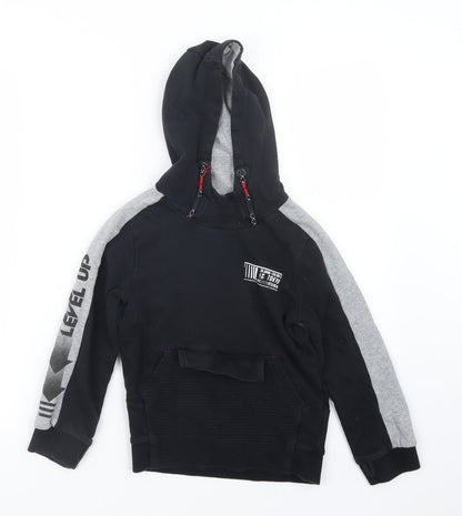 NUTME Boys Black   Pullover Hoodie Size 6-7 Years