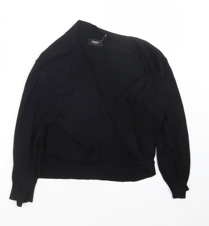 Klass Womens Black  Knit Cardigan Jumper Size L