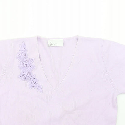 Womens UK Size 12 BHS Purple Pullover Jumper