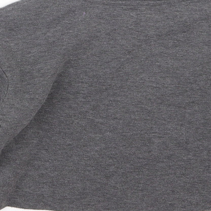 M&Co Girls Grey   Pullover Jumper Size 5-6 Years