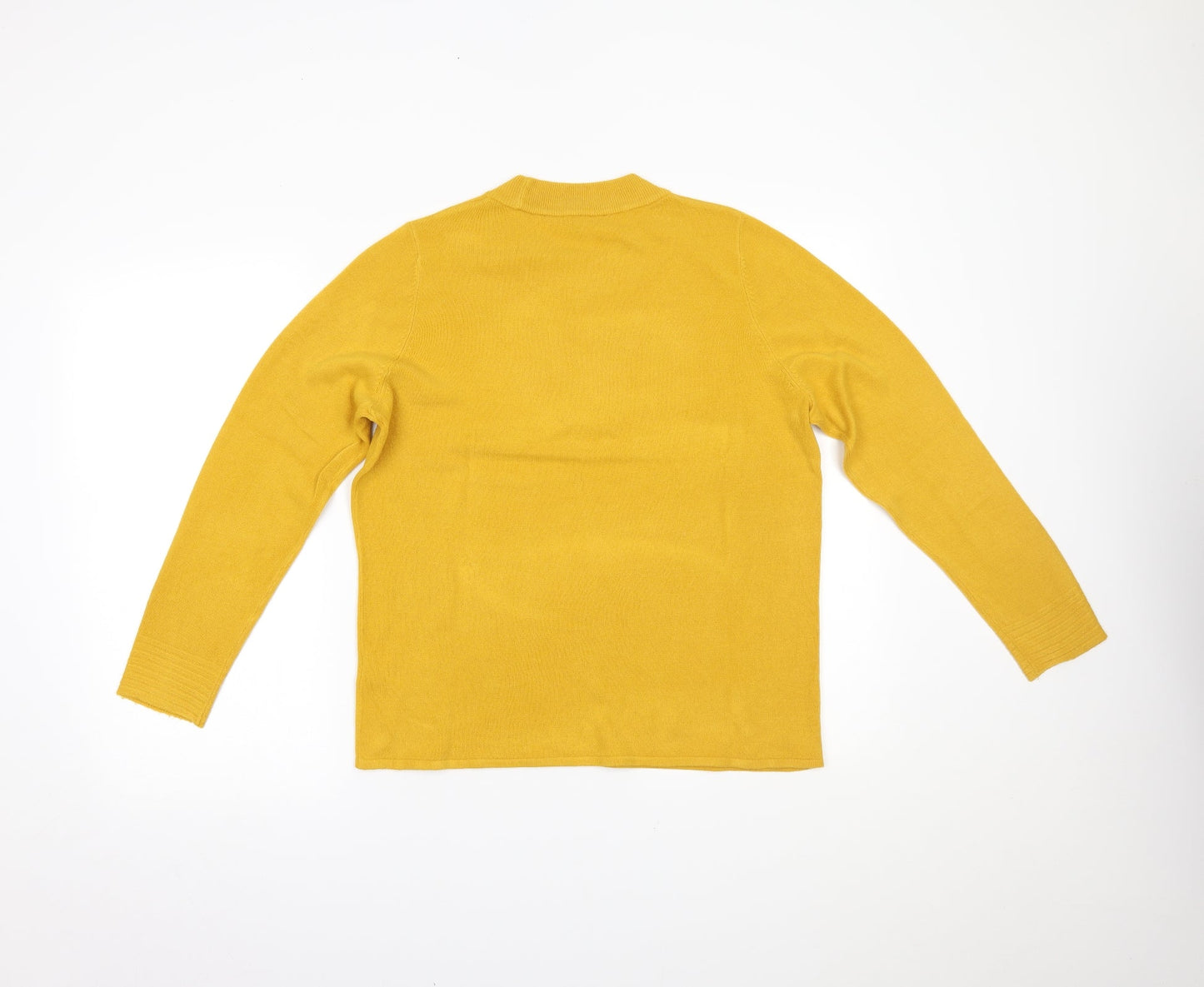 Womens UK Size 14 Bonmarché Yellow Pullover Jumper