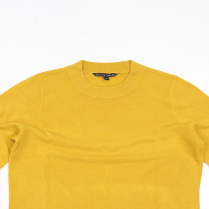 Womens UK Size 14 Bonmarché Yellow Pullover Jumper