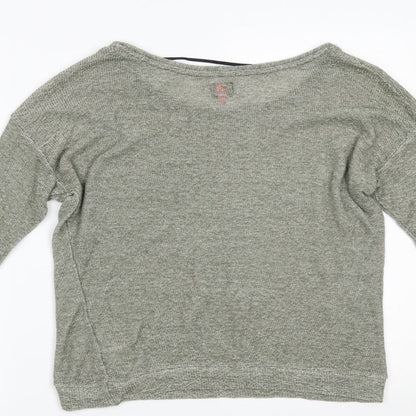 Womens UK Size M Only Green Basic Blouse