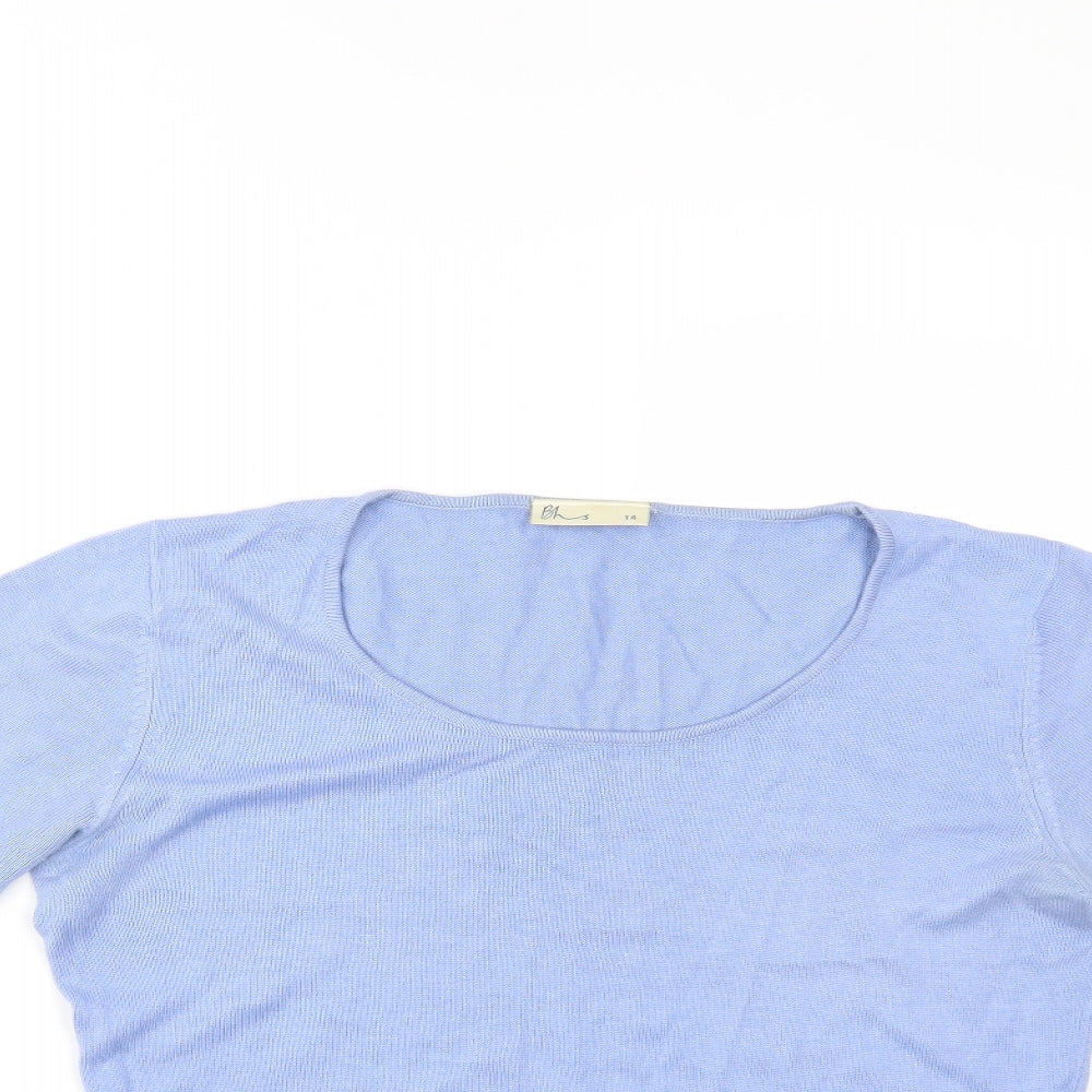 BHS Womens Purple   Basic Blouse Size 14
