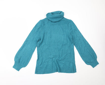 Womens UK Size 12 M&Co Blue Pullover Jumper