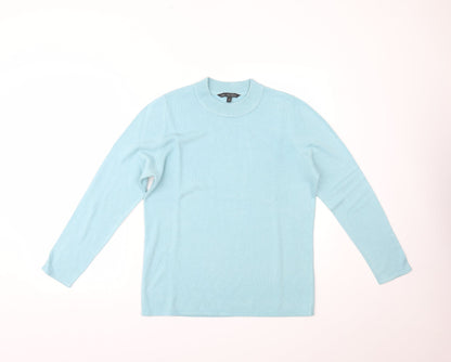 Womens UK Size 14 Bonmarché Blue Basic Blouse