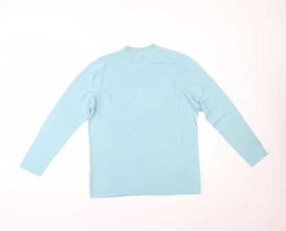 Womens UK Size 14 Bonmarché Blue Basic Blouse