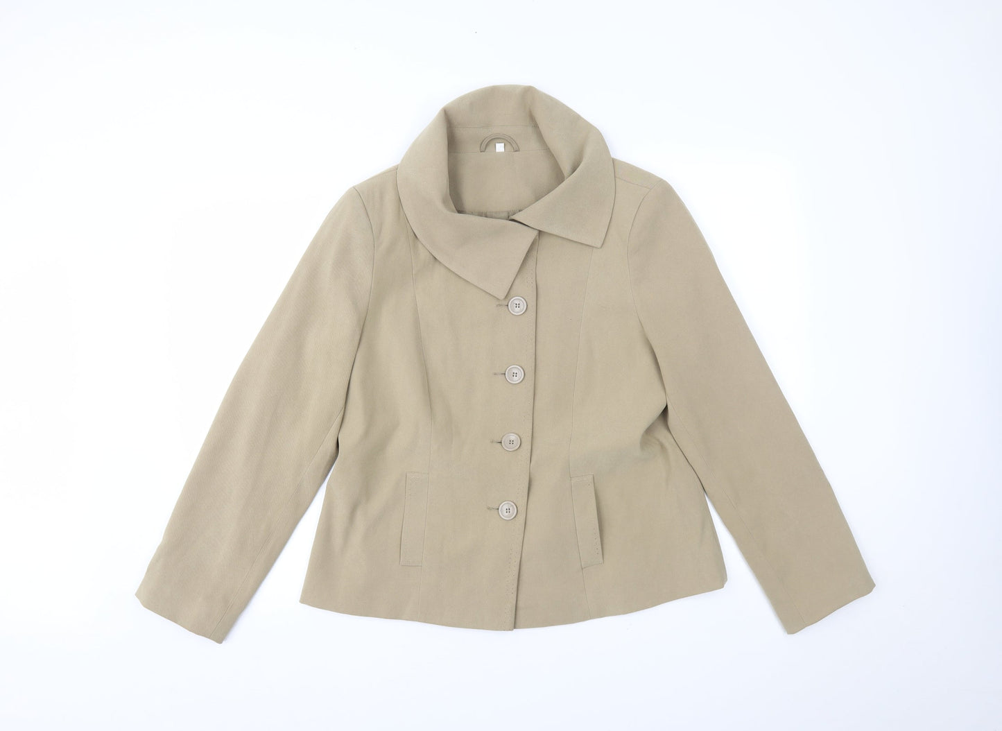 Womens UK Size 14 EWM Beige Jacket