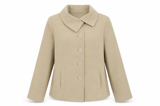 Womens UK Size 14 EWM Beige Jacket