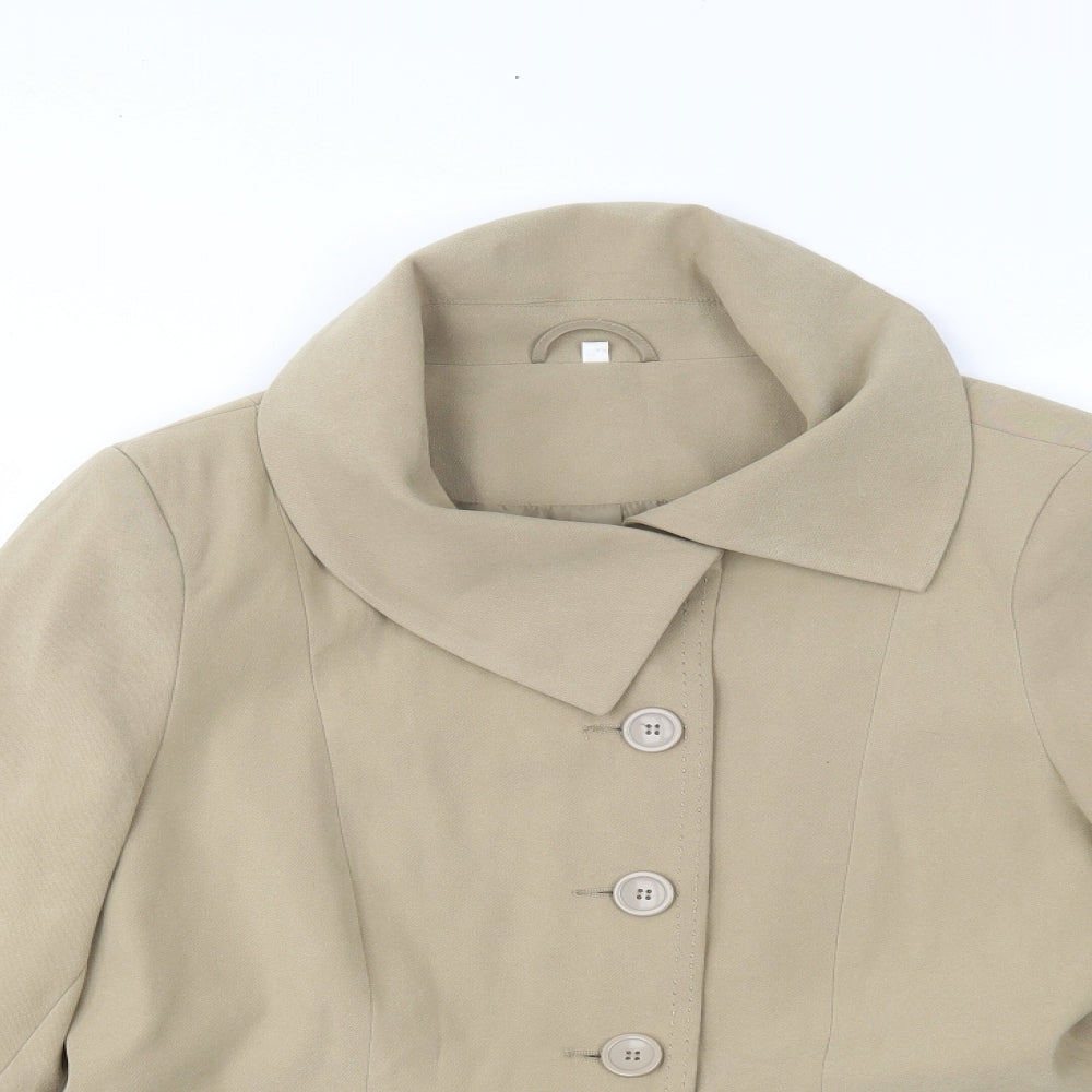 Womens UK Size 14 EWM Beige Jacket