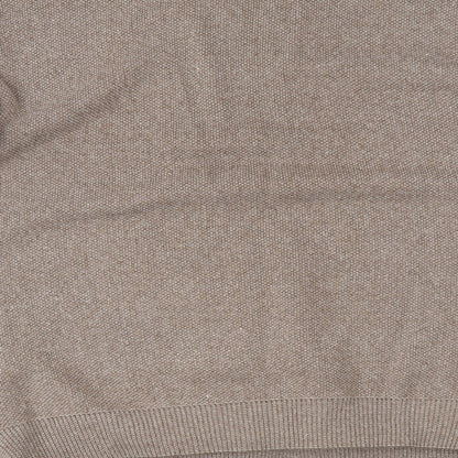 Carson Womens Brown Plaid  Pullover Jumper Size S