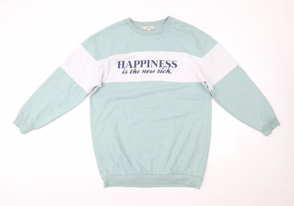 Womens UK Size M Miss Selfridge Green Pullover Jumper